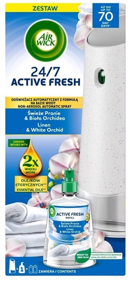 Изображение Air Wick Active Fresh Komplet Odwieacz automatyczny i wkad wiee Pranie 228ml