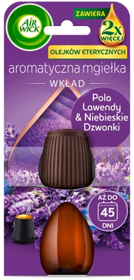 Изображение Air Wick Aroma Mist Mgieka z olejkami zapas Pola Lawendy & Niebieskie Dzwonki 20ml