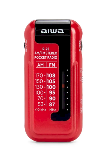 Picture of Aiwa R-22RD Radio AM/FM / Red