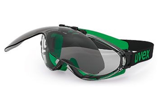 Picture of Aizsargbrilles UVEX Ultrasonic flip-up; Supravision excellence; pelēki / zaļi