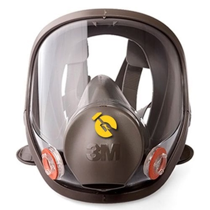 Attēls no Aizsargmaska 3M 6800; M; silikona