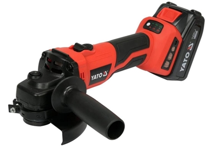 Picture of Akumulatora leņķa slīpmašīna Yato YT-828295; 18 V; 2x4,0 Ah akum.