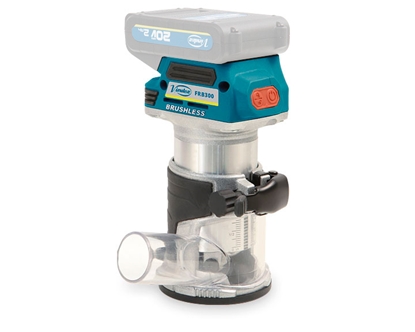 Picture of Akumulatora malu frēze Virutex FRB300; 20 V (bez akumulatora un lādētāja) + piederumi