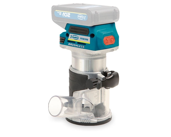 Picture of Akumulatora malu frēze Virutex FRB300; 20 V (bez akumulatora un lādētāja) + piederumi