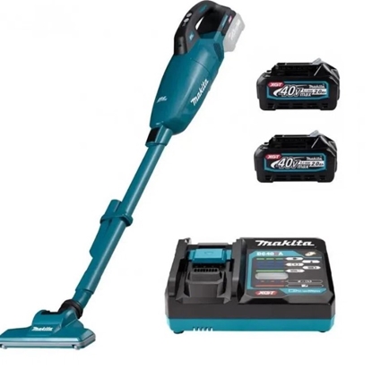 Picture of Akumulatora putekļsūcējs Makita CL001GD202; 40 V; 2x2,0 Ah akum.