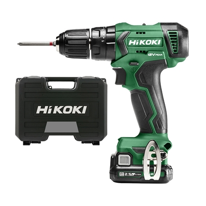 Picture of Akumulatora triecienurbjmašīna-skrūvgriezis Hikoki DV12DAWFZ; 12 V; 2x2,5 Ah akum.