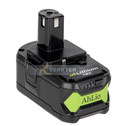 Picture of Akumulators Ahlio 18 V; 6,0 Ah; Li-ion; saderīgs ar Ryobi instrumentiem