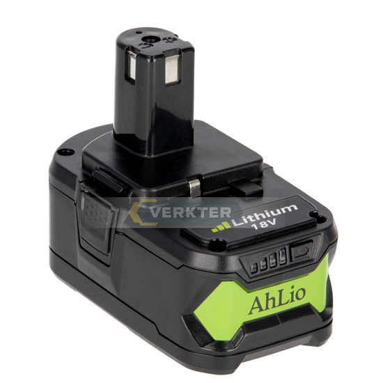 Picture of Akumulators Ahlio 18 V; 6,0 Ah; Li-ion; saderīgs ar Ryobi instrumentiem