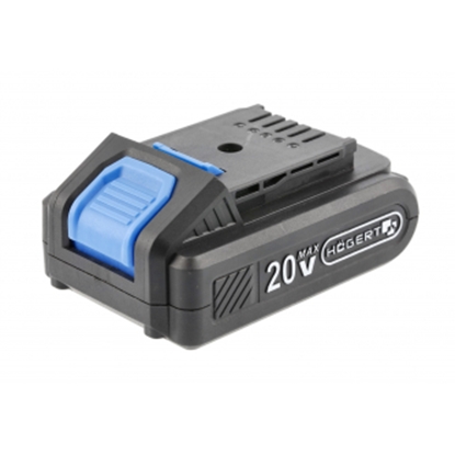 Изображение Akumulators Hogert HT2E210; 20V; 2,0 Ah; Li-ion