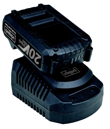 Picture of Akumulators Scheppach;20 V; 2,0 Ah; Li-ion + lādētājs