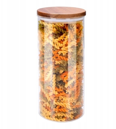 Picture of Alpina - Szklany soik / pojemnik do przechowywania z pokrywk 1250 ml 9,5 x 21 cm