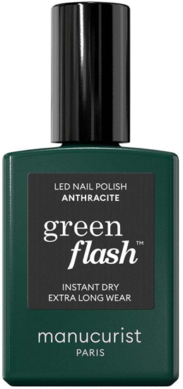 Picture of ANNY MANUCURIST_Green Flash Led Gel Nail Lacquer lakier do paznokci Antracyt 15ml