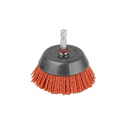 Picture of Apaļa neilona birste Wolfcraft; 65 mm; HEX 1/4'' raupjš