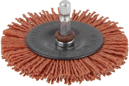 Picture of Apaļa neilona birste Wolfcraft; 75x10 mm; HEX 1/4'' raupjš