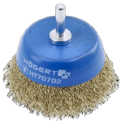 Изображение Apaļa stiepļu birste Hogert HT7D701; 50 mm