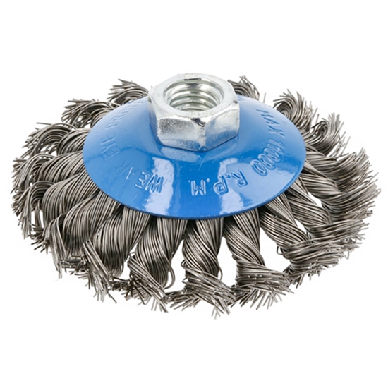 Изображение Apaļa stiepļu birste Hogert HT7D725; 115 mm