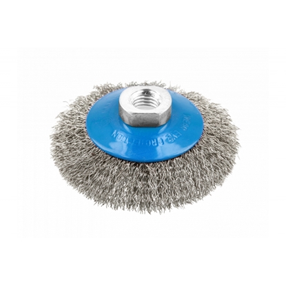 Изображение Apaļa stiepļu birste Hogert HT7D740; 100 mm; M14