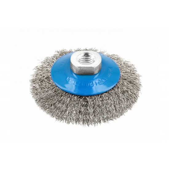 Изображение Apaļa stiepļu birste Hogert HT7D740; 100 mm; M14