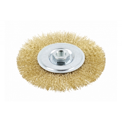 Изображение Apaļa stiepļu birste Hogert HT7D742; 150 mm; M14