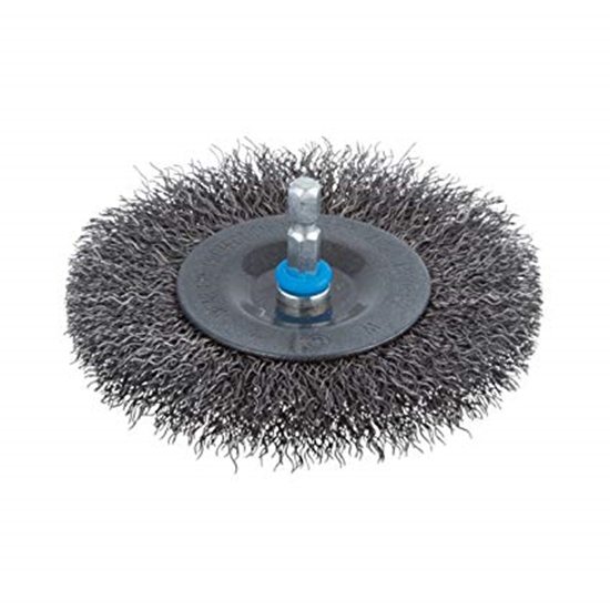 Picture of Apaļa stiepļu birste Wolfcraft 2102000; 100x10 mm; HEX 1/4''