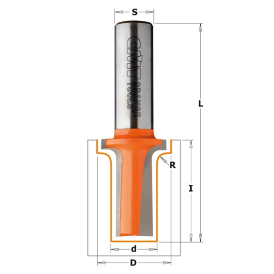 Изображение Apaļošanas frēze CMT 865.905.11; 22/31,7 mm