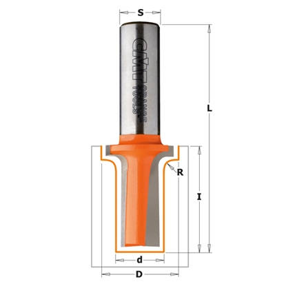 Изображение Apaļošanas frēze CMT 965.905.11; 22/31,7 mm