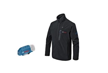 Изображение Apsildāma jaka Bosch GHJ 12; 2XL; 18 V + usb adapteris GAA 12V-21 (bez akumulatora un lādētāja)