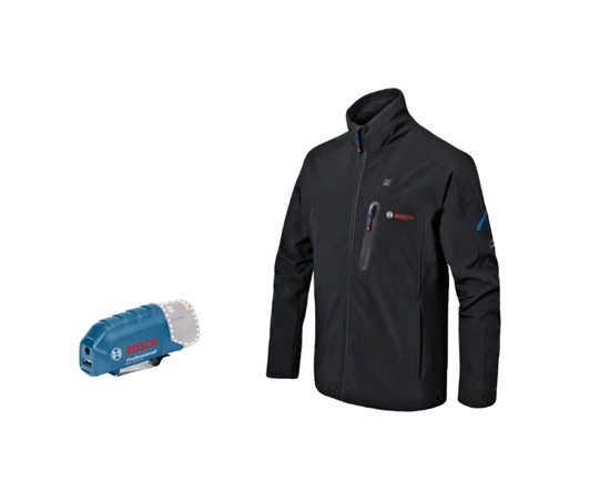 Изображение Apsildāma jaka Bosch GHJ 12; 3XL; 18 V + usb adapteris GAA 12V-21 (bez akumulatora un lādētāja)