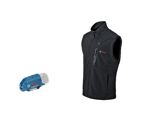 Picture of Apsildāma veste Bosch GHV 12; L; 12 V + usb adapteris GAA 12V-21 (bez akumulatora un lādētāja)