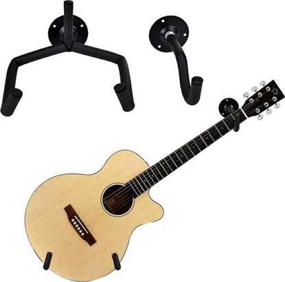 Picture of Apte SG1B WIESZAK GITAROWY CIENNY 2-CZCIOWY CZARNY uniwersalny