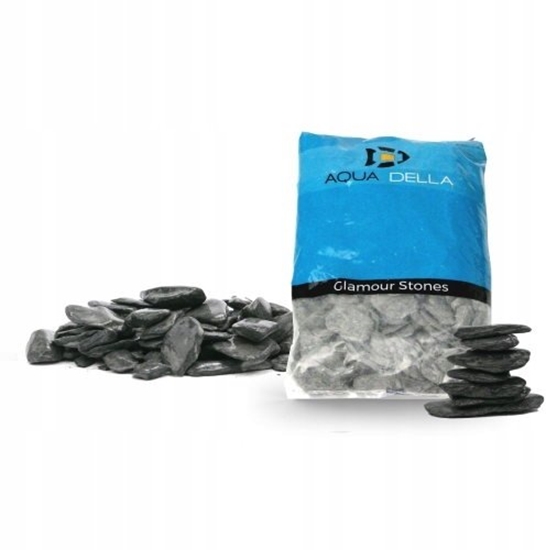 Picture of AQUA DELLA Gravel Pebbles wirek do akwarium czarny, 2 kg