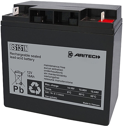 Picture of Aritech Battery 12 V, 18 Ah 2PK