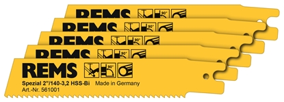 Picture of Asmenis cauruļu griešanas zāģim Rems 561001R05; HSS-Bi; 2''; 140 mm; 5  gab.