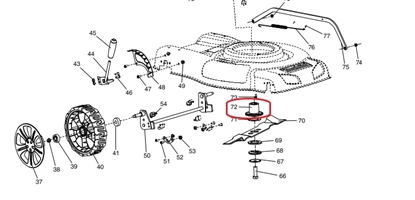 Picture of Asmens turētājs zāles pļāvējiem Makita DA00000534