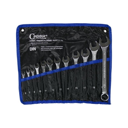 Изображение Atslēgu komplekts Condor Werkzeug C0035/12T; 6-22 mm; 12 gab.