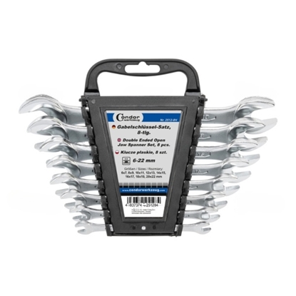 Изображение Atslēgu komplekts Condor Werkzeug C2512-8H; 6-22 mm; 8 gab.