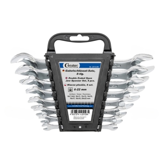 Picture of Atslēgu komplekts Condor Werkzeug C2512-8H; 6-22 mm; 8 gab.