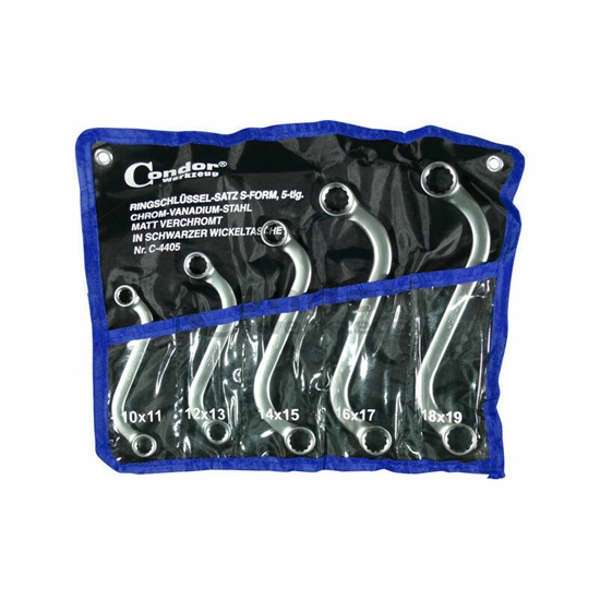 Picture of Atslēgu komplekts Condor Werkzeug C4405; 10-19 mm; 5 gab.