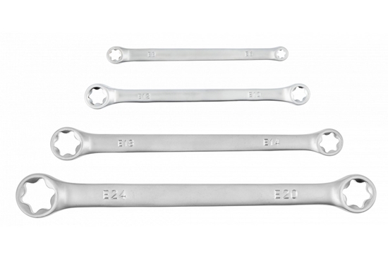 Изображение Atslēgu komplekts Hogert HT1W590; E6-E24; 4 gab.