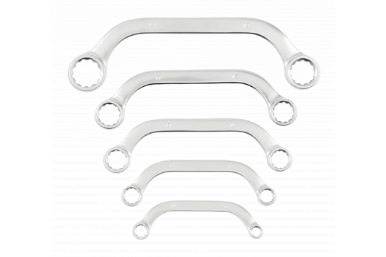 Изображение Atslēgu komplekts Hogert HT1W599; 8-22 mm; 5 gab.