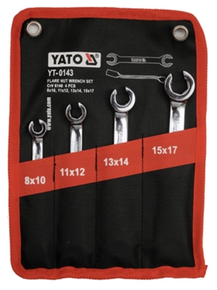Picture of Atslēgu komplekts Yato YT-0143; 8-17 mm; 4 gab.