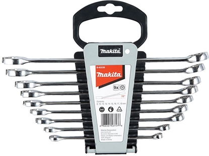 Picture of Atslēgu komplekts Makita B-65539; 9 gab.