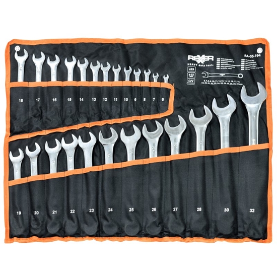 Изображение Atslēgu komplekts Rexxer RA-05-194; 6-32 mm; 25 gab.