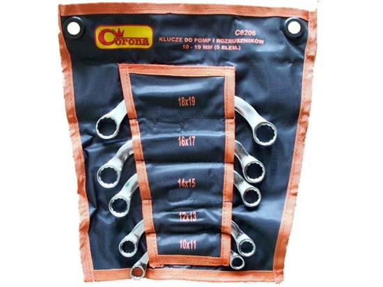 Picture of Atslēgu komplekts Richmann C6206; 10-19 mm; 5 gab.