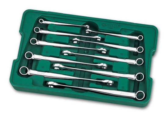 Изображение Atslēgu komplekts Sata S08006; 8-19; 10 gab.