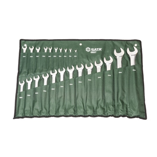 Изображение Atslēgu komplekts Sata S09027; 6-32 mm; 23 gab.