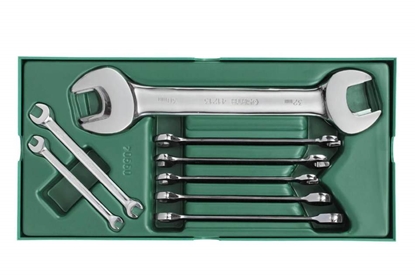 Изображение Atslēgu komplekts Sata S09904; 6-32 mm; 10 gab.