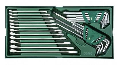 Изображение Atslēgu komplekts Sata S09906; 10 gab.