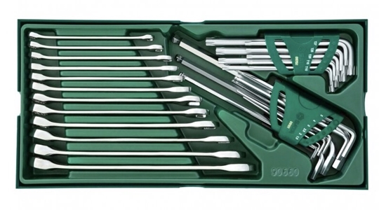 Изображение Atslēgu komplekts Sata S09906; 10 gab.