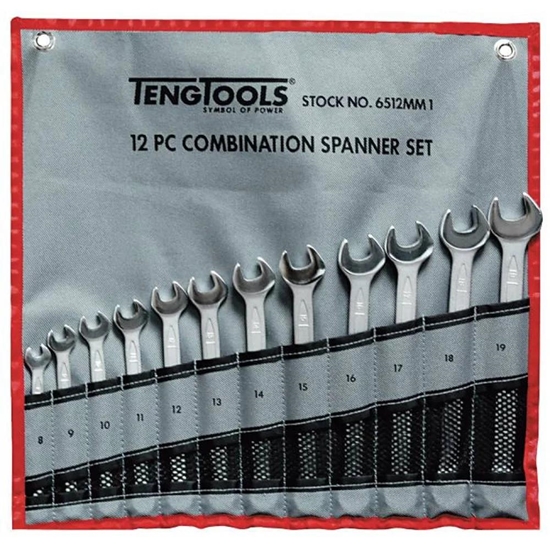 Picture of Atslēgu komplekts Teng Tools 6512MM1; 10 gab.